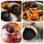 Mizzuco Black Garlic,460G Organic WHOLE Black Garlic Natural Fermented for 90 days Healthy Snack Ready to Eat or Sauce